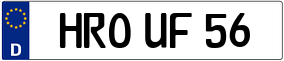 Truck License Plate